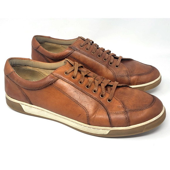 Cole Haan Men's Size 13 Leather Berkley Low Top Lace Up Sneakers C30745 - Picture 1 of 9